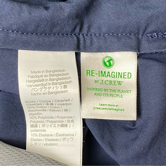 J. Crew Blue Ankle Cropped Pants 34x32. Like new. - Picture 7 of 9